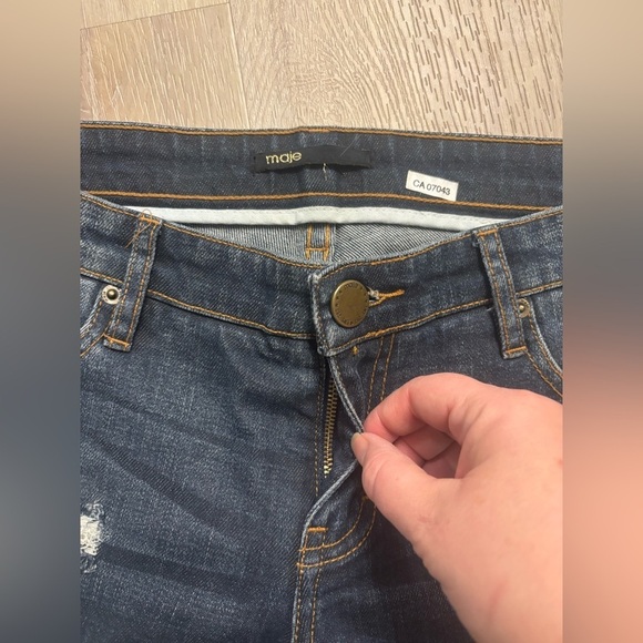 Maje denim straight leg - Picture 3 of 11